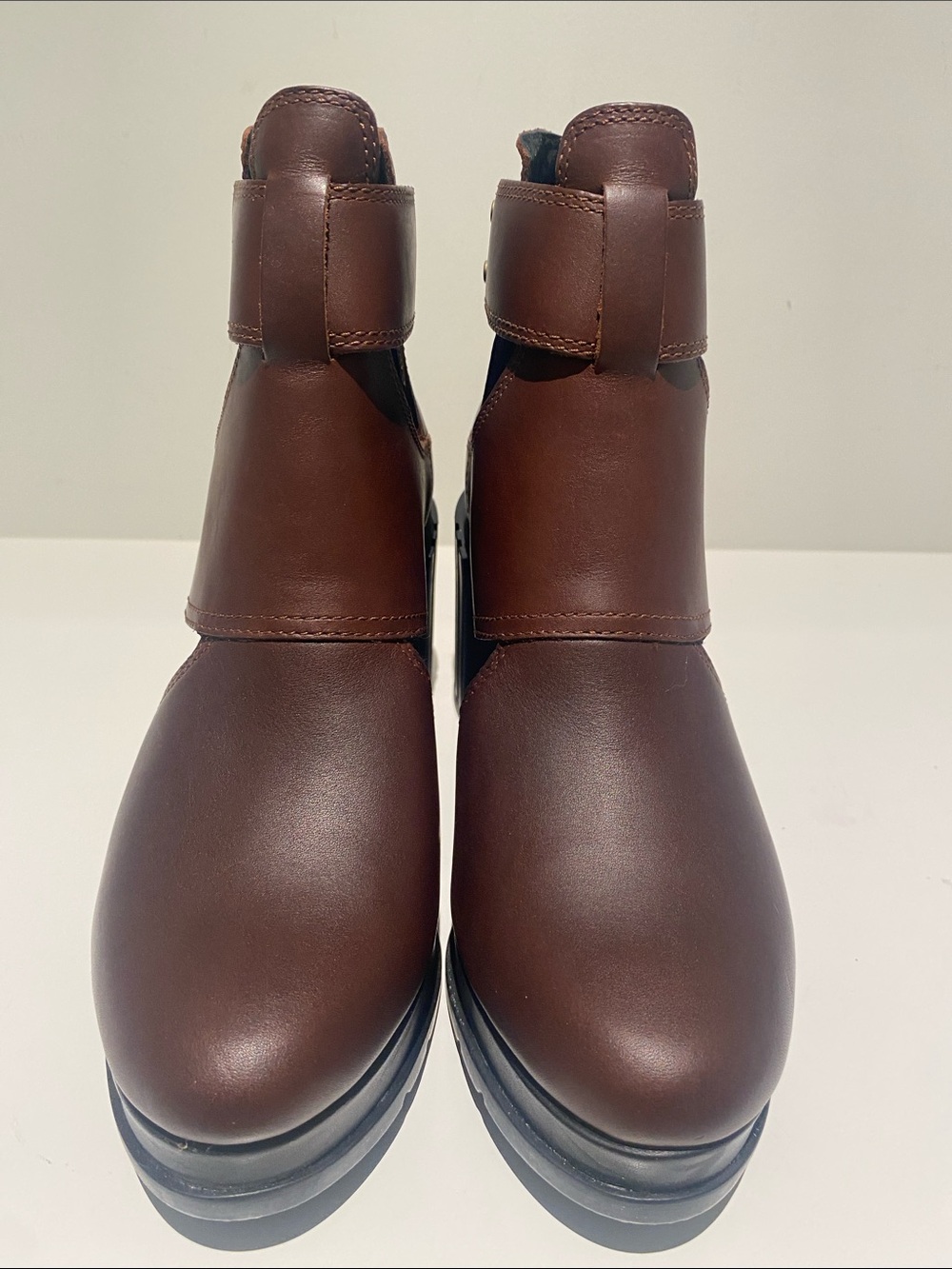 NEW Sorel Platform Shoes With Cut Outs Brown And Black. Size 8. - Picture 11 of 15